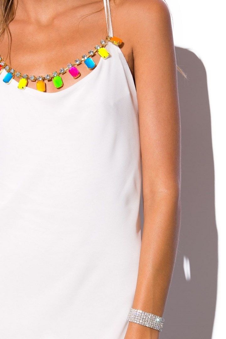 Vestido blanco Vestido Negro Asimétrico Tiras Espalda